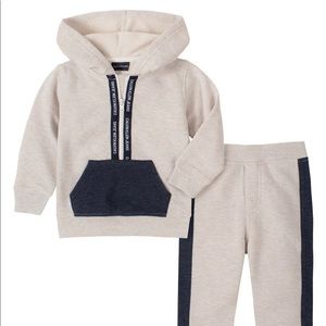 Baby Boys, Half zip fleece pant set